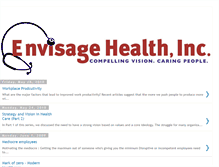 Tablet Screenshot of envisagehealth.blogspot.com