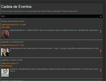 Tablet Screenshot of cadeiadeeventos.blogspot.com