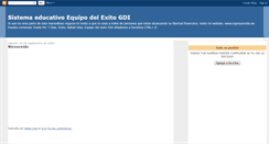 Desktop Screenshot of equipodelexitogdi.blogspot.com