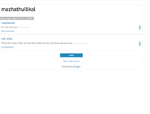 Tablet Screenshot of mazhathullikal.blogspot.com