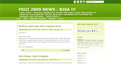 Desktop Screenshot of fkui2009.blogspot.com