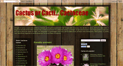 Desktop Screenshot of cactus-or-cacti.blogspot.com