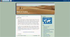 Desktop Screenshot of nealofarabia.blogspot.com