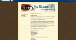 Desktop Screenshot of eyediseaseinfo.blogspot.com