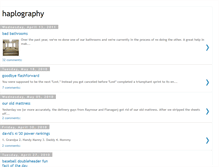 Tablet Screenshot of haplography.blogspot.com