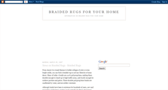 Desktop Screenshot of braided-rugs-for-your-home-234yes.blogspot.com