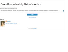 Tablet Screenshot of hemorrhoidcurenow.blogspot.com