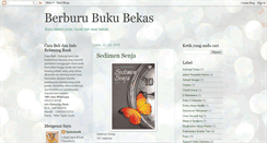 Desktop Screenshot of berburubukubekas.blogspot.com