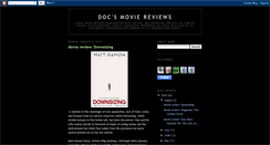 Desktop Screenshot of moviereviewsbydoc.blogspot.com