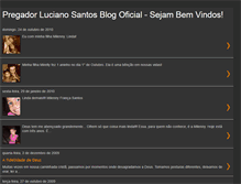 Tablet Screenshot of pregadorlucianosantos.blogspot.com