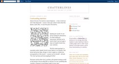 Desktop Screenshot of chatterlinesonline.blogspot.com