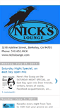 Mobile Screenshot of nicksloungeberkeley.blogspot.com