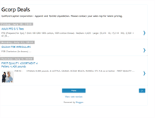 Tablet Screenshot of gcorpdeals.blogspot.com