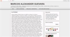 Desktop Screenshot of marcosaguevara.blogspot.com