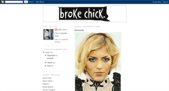 Desktop Screenshot of brokechickonlife.blogspot.com