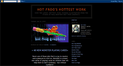 Desktop Screenshot of hotfroggraphics.blogspot.com