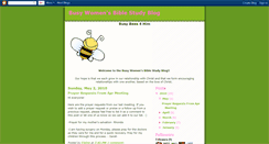 Desktop Screenshot of busybees4him.blogspot.com