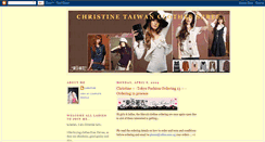 Desktop Screenshot of christine-taiwan-spree.blogspot.com