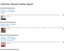 Tablet Screenshot of christine-taiwan-spree.blogspot.com