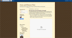 Desktop Screenshot of gymratz.blogspot.com