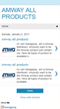 Mobile Screenshot of amwayallproducts.blogspot.com