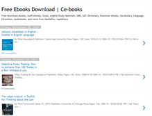 Tablet Screenshot of ce-books.blogspot.com