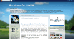 Desktop Screenshot of guerreirosdapazuniversal.blogspot.com