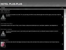Tablet Screenshot of hotelplus-plus.blogspot.com