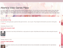 Tablet Screenshot of albertovideogamesplace.blogspot.com