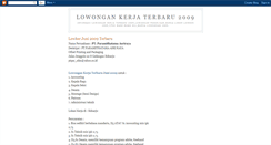 Desktop Screenshot of lowongan-kerja-informasi.blogspot.com