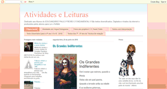 Desktop Screenshot of leituraseatividades.blogspot.com