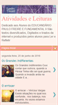 Mobile Screenshot of leituraseatividades.blogspot.com