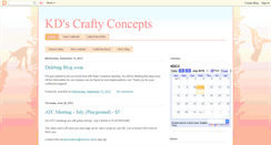 Desktop Screenshot of kdcraftyconcepts.blogspot.com