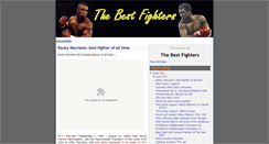 Desktop Screenshot of bestfighters.blogspot.com