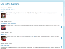 Tablet Screenshot of lifeinthekatlane.blogspot.com