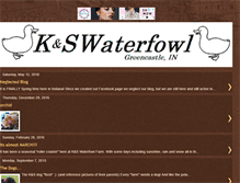 Tablet Screenshot of kswaterfowl.blogspot.com