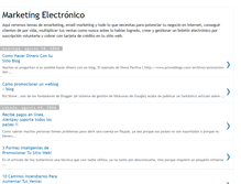 Tablet Screenshot of marketing-electronico.blogspot.com