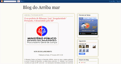 Desktop Screenshot of blogdoarribamar.blogspot.com