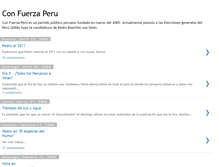 Tablet Screenshot of confuerzaperu.blogspot.com