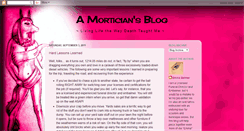 Desktop Screenshot of morticiansblog.blogspot.com