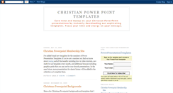 Desktop Screenshot of christianpowerpoint.blogspot.com