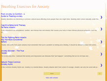 Tablet Screenshot of breathingexercisesforanxiety.blogspot.com