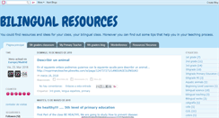 Desktop Screenshot of bilingualteachingtips.blogspot.com