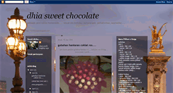 Desktop Screenshot of dhiasweetchocolate.blogspot.com