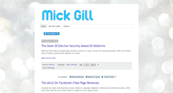 Desktop Screenshot of mickgill.blogspot.com