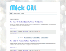 Tablet Screenshot of mickgill.blogspot.com