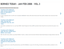 Tablet Screenshot of borneotoday2008january.blogspot.com