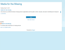 Tablet Screenshot of mediaforthemissing.blogspot.com