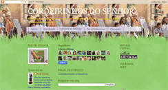 Desktop Screenshot of cordeirinhosdosenhor.blogspot.com