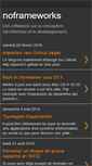 Mobile Screenshot of noframeworks.blogspot.com
